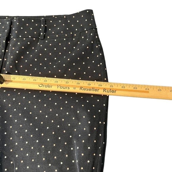 Ann Taylor Factory Navy and White Polka Dot Signature Pants Size 12 - Picture 5 of 9